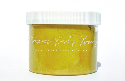 Turmeric Rosehip Honey Scrub