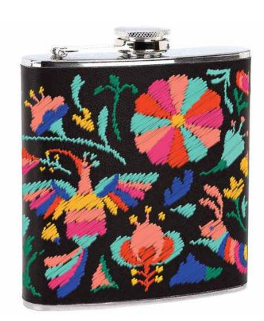 Embroidered Flask by Blush