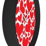 Uniquely You Wall Clock / Love Red Hearts