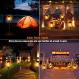 33 Led Outdoor Waterproof Solar Powered Small Torch Flame Light SP