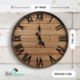 Rustic Clock, 24"