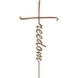 Freedom Cross - Metal Wall Art