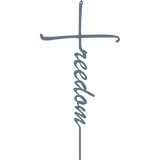 Freedom Cross - Metal Wall Art