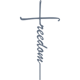 Freedom Cross - Metal Wall Art