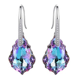Iridescent Amethyst Gemstone  Chandelier  Elements Drop Earrings