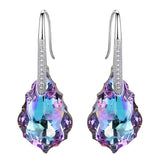 Iridescent Amethyst Gemstone  Chandelier  Elements Drop Earrings