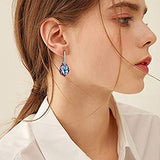 Iridescent Amethyst Gemstone  Chandelier  Elements Drop Earrings