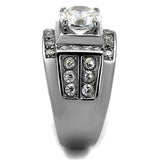 Men Stainless Steel Cubic Zirconia Rings TK2305