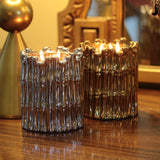 Sagano Silver Candle