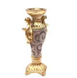 Ambrose Gold Plated Crystal Embellished Ceramic Vase (5.5 In. x 4 In.