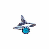 Mermaid Ring in Sterling Silver